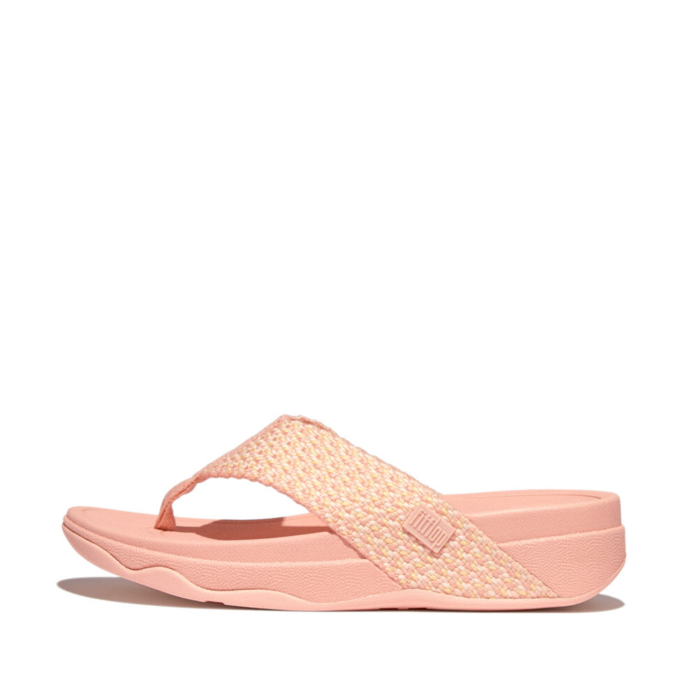 FitFlop Surf Multi-Tone Webbing Toe-Post Sandals BlushyFitFlop Surf Multi-Tone Webbing Toe-Post Sandals Blushy