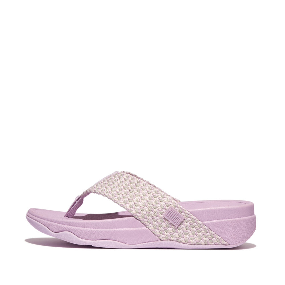 FitFlop Surf Multi-Tone Webbing Toe-Post Sandals Wild LilacFitFlop Surf Multi-Tone Webbing Toe-Post Sandals Wild Lilac