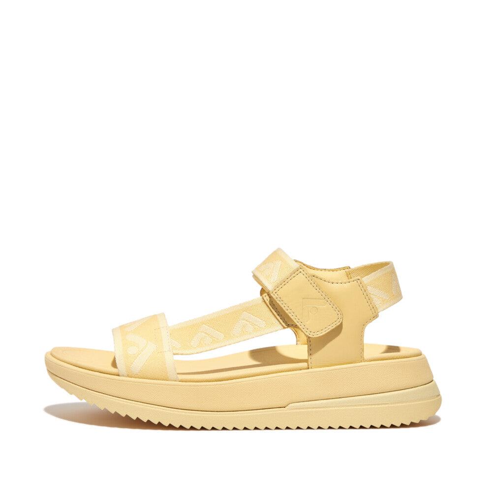 Fitflop Surff Webbing Back Strap Sandals Mellow YellowFitflop Surff Webbing Back Strap Sandals Mellow Yellow