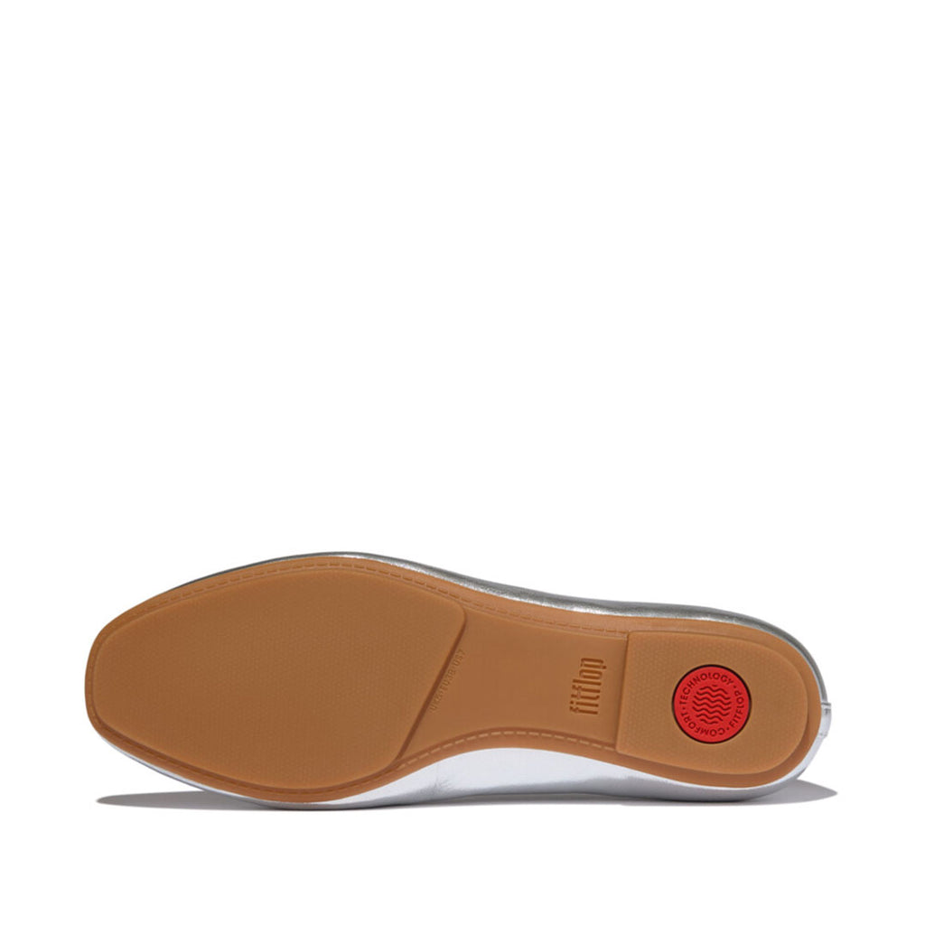 DELICATO High-cut Soft-leather Ballet Flats