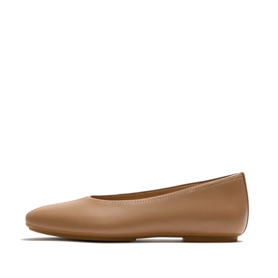 DELICATO High-cut Soft-leather Ballet Flats