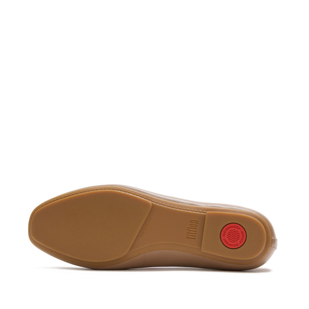DELICATO High-cut Soft-leather Ballet Flats
