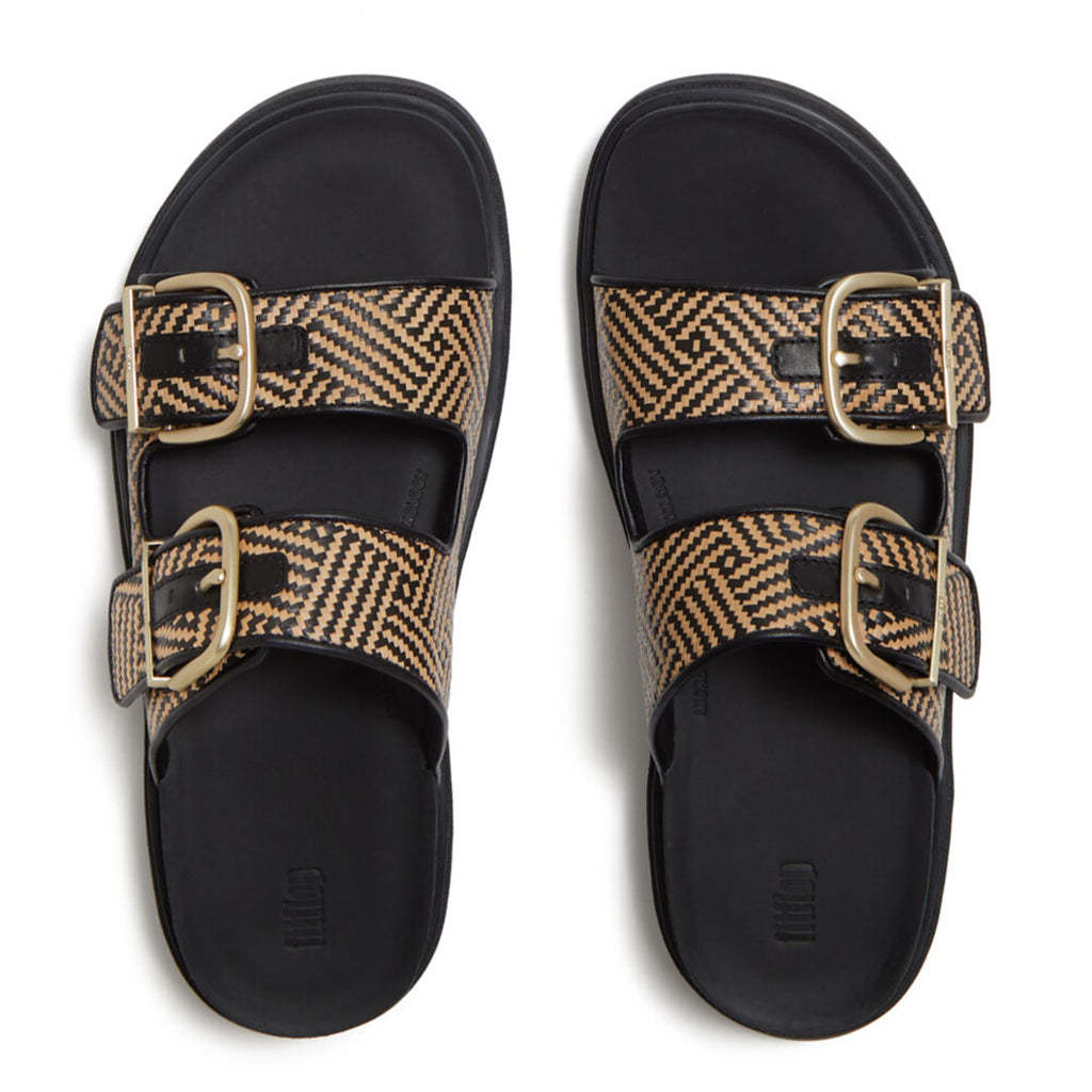 GEN-FF Buckle Graphic-weave Two-bar Slides