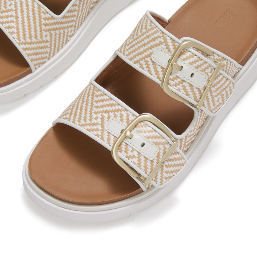 GEN-FF Buckle Graphic-weave Two-bar Slides