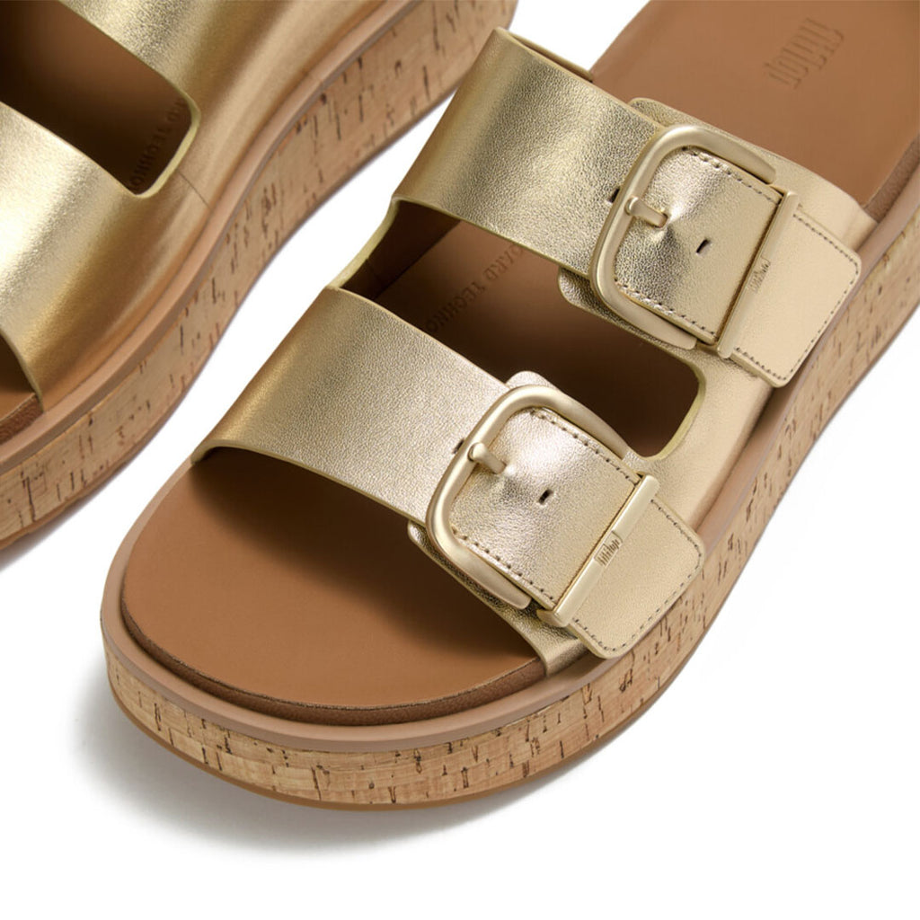 GEN-FF Max Buckle Leather/cork Two-bar Slides