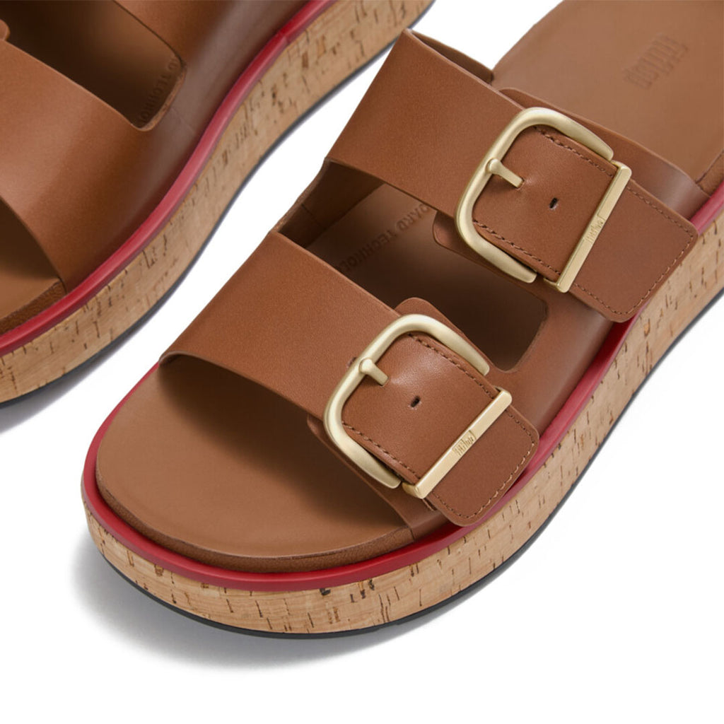GEN-FF Max Buckle Leather/cork Two-bar Slides