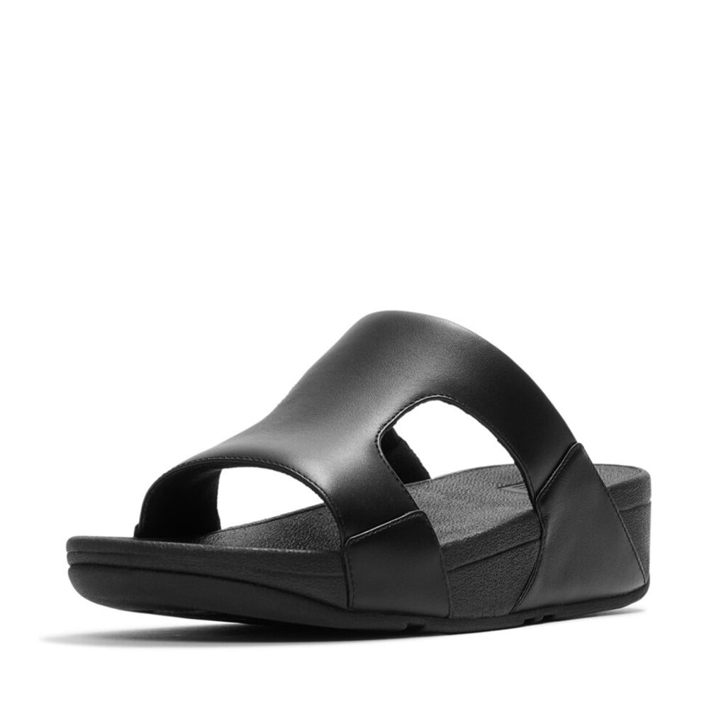LULU Leather H-Bar Slides