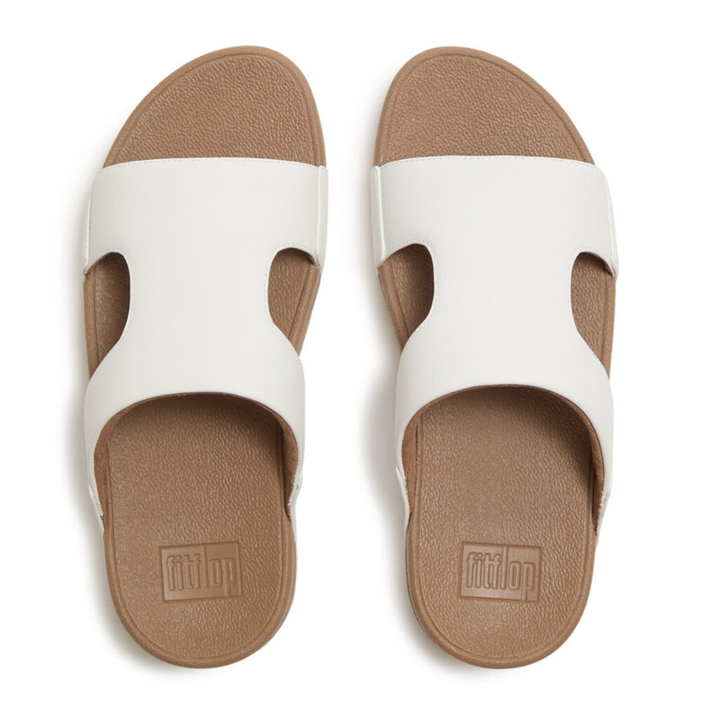 LULU Leather H-Bar Slides