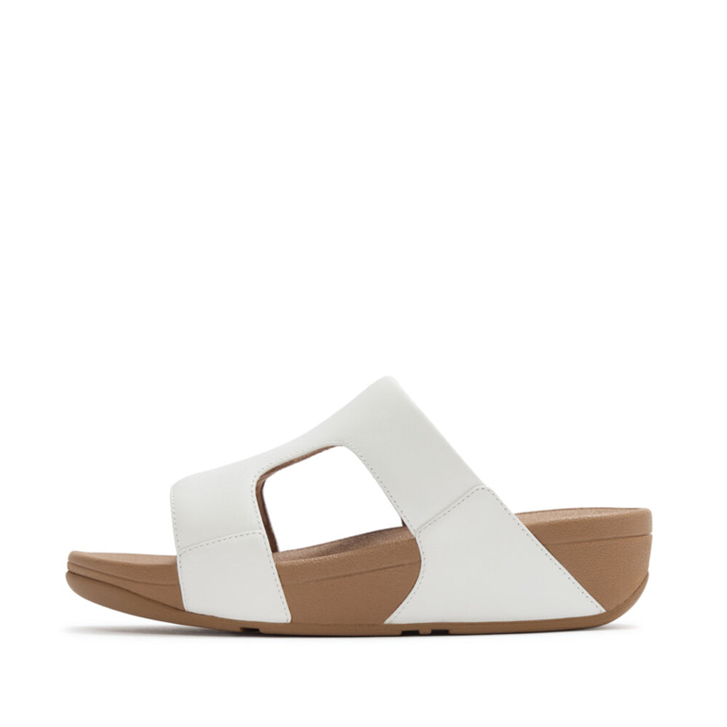 LULU Leather H-Bar Slides
