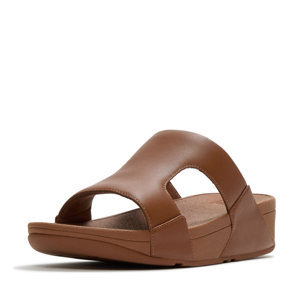 LULU Leather H-Bar Slides