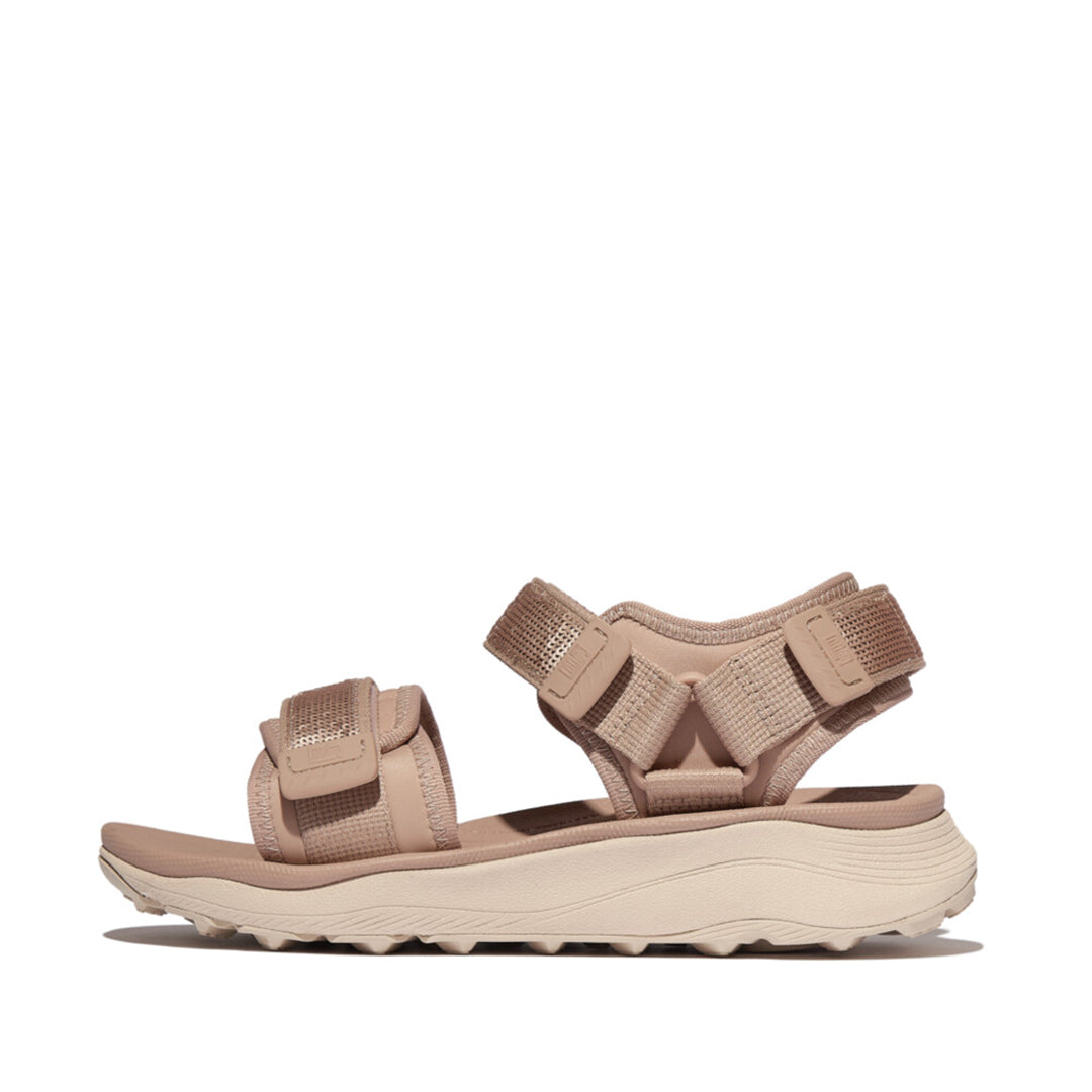 FitFlop NEO-D-HYKER sandals featuring sequin detail and ergonomic comfort, designed for both trails and city streets