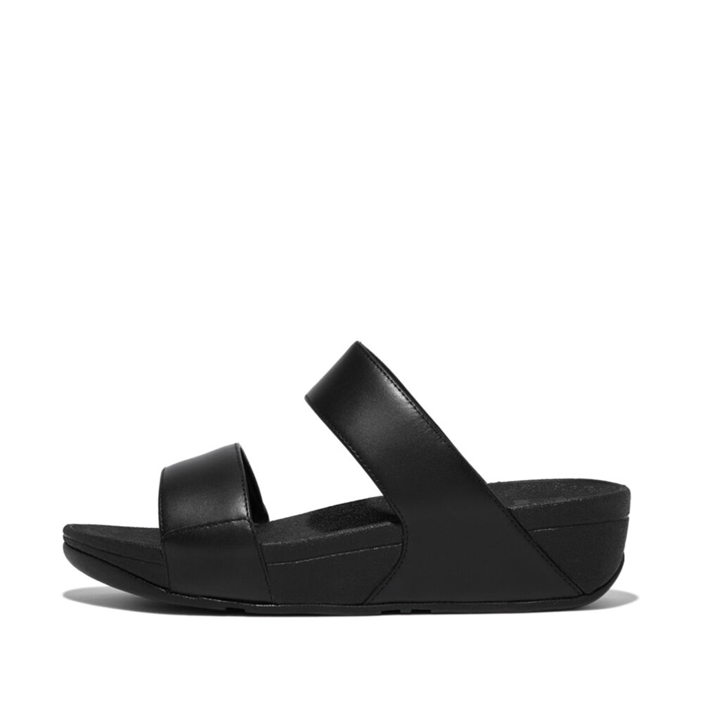 FitFlop Lulu slides with biomechanically engineered cushioning.