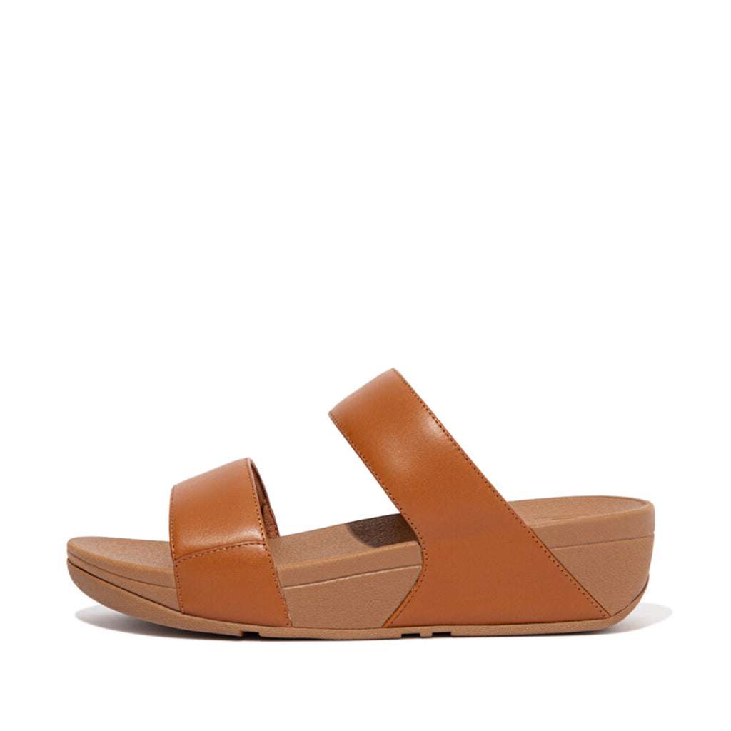 FitFlop Lulu slides with biomechanically engineered cushioning.
