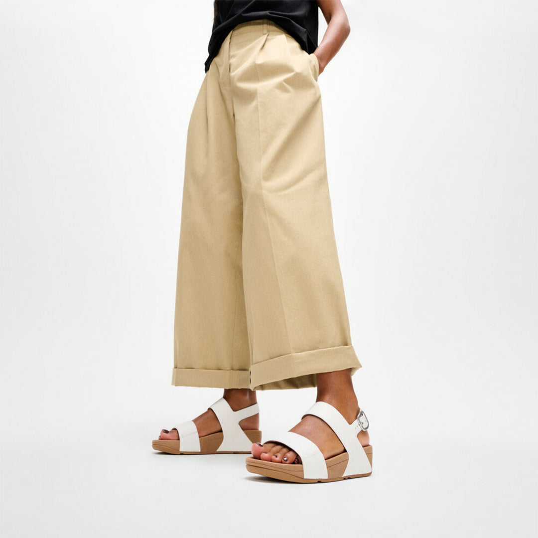 LULU Leather Back-Strap Sandals