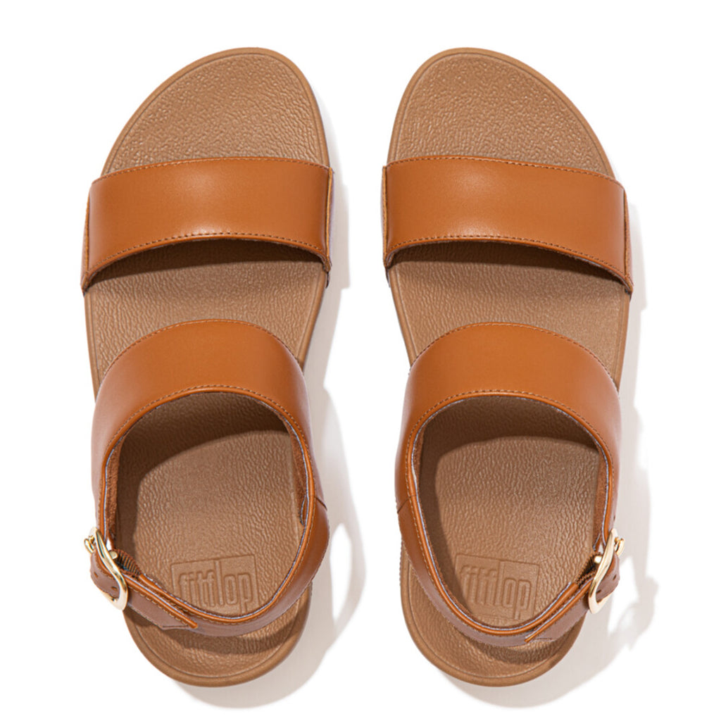 LULU Leather Back-Strap Sandals
