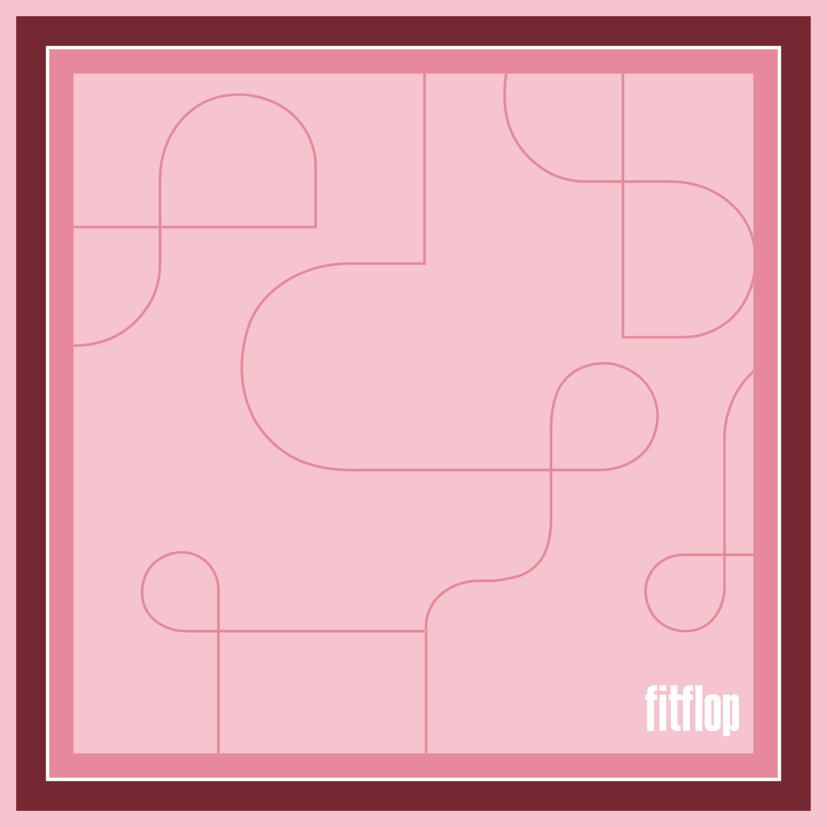 ‍FitFlop Pink Head Scarf