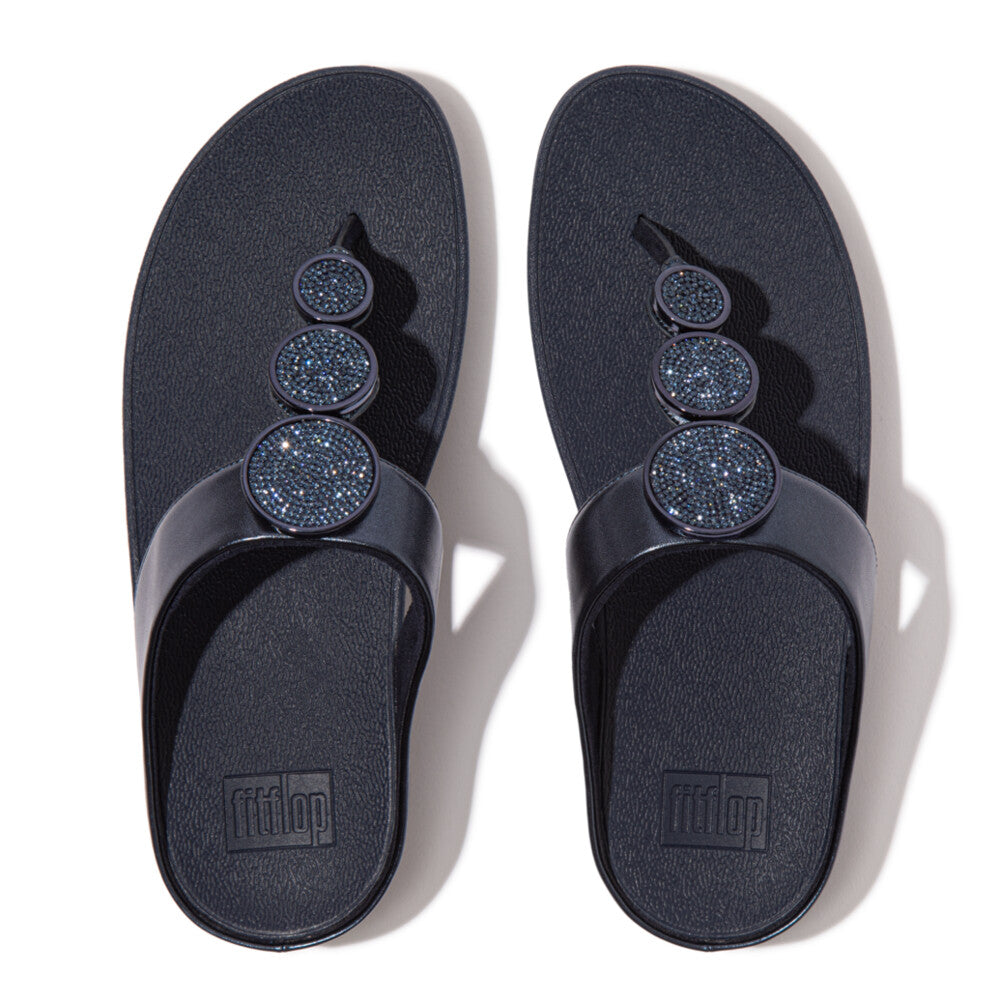 Fitflop Halo Bead Circle Metallic Toe Post Navy – FitFlop Australia