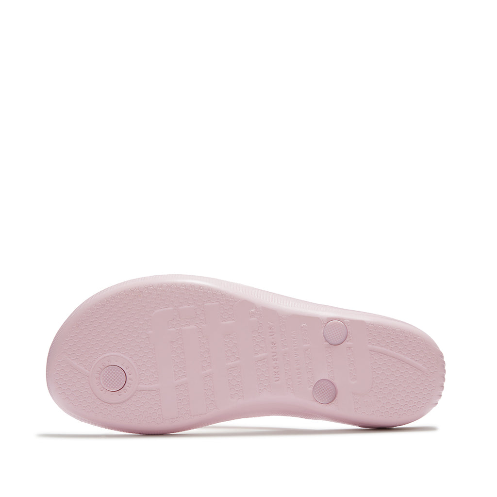 FitFlop iQUSHION Glitter Flip-Flops with ultra-light iQushion™ midsole, impact pillows, and high-rebound cushioning technology.