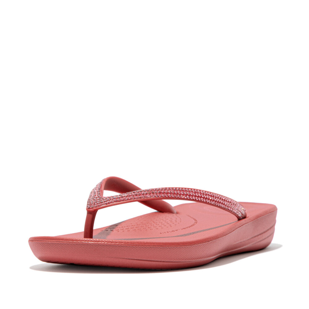 FitFlop iQushion Sparkle Thongs Red FitFlop Australia