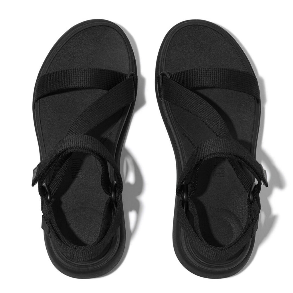 F-MODE Go Adj. Webbing Flatform Z-strap Sandals