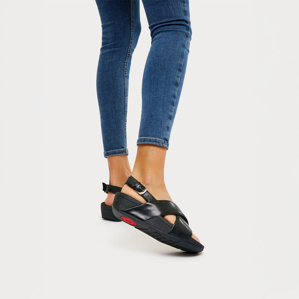 LULU Cross Back-strap Sandals