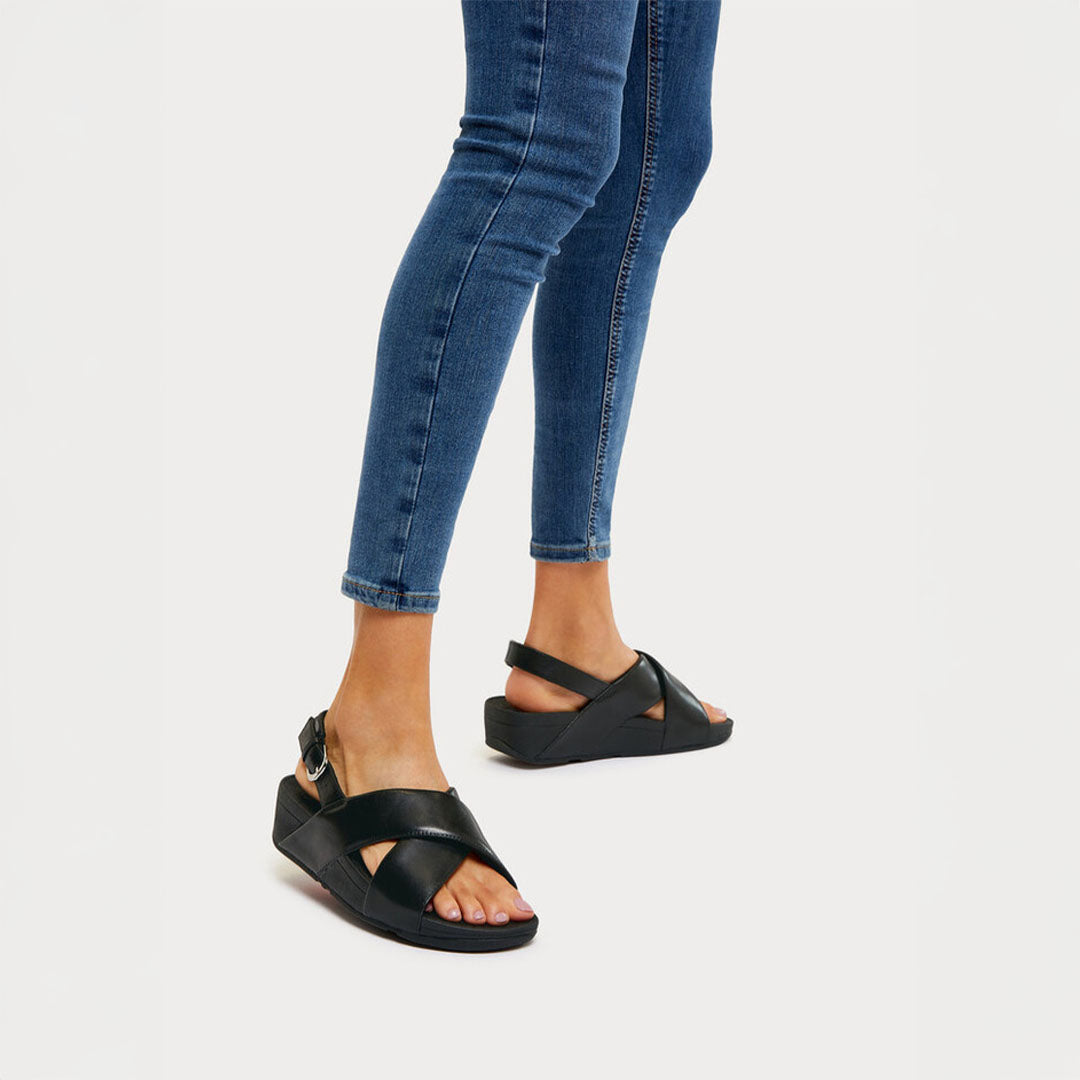 LULU Cross Back-strap Sandals