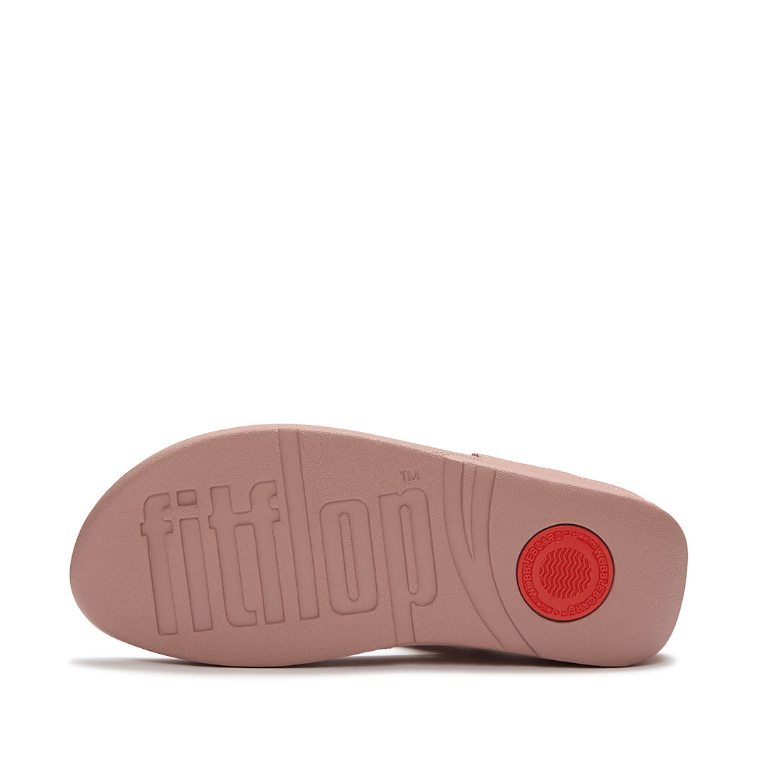 FitFlop LULU Beaded Toe-Post Sandals featuring triple-density Microwobbleboard™ cushioning and an everyday grip outsole.