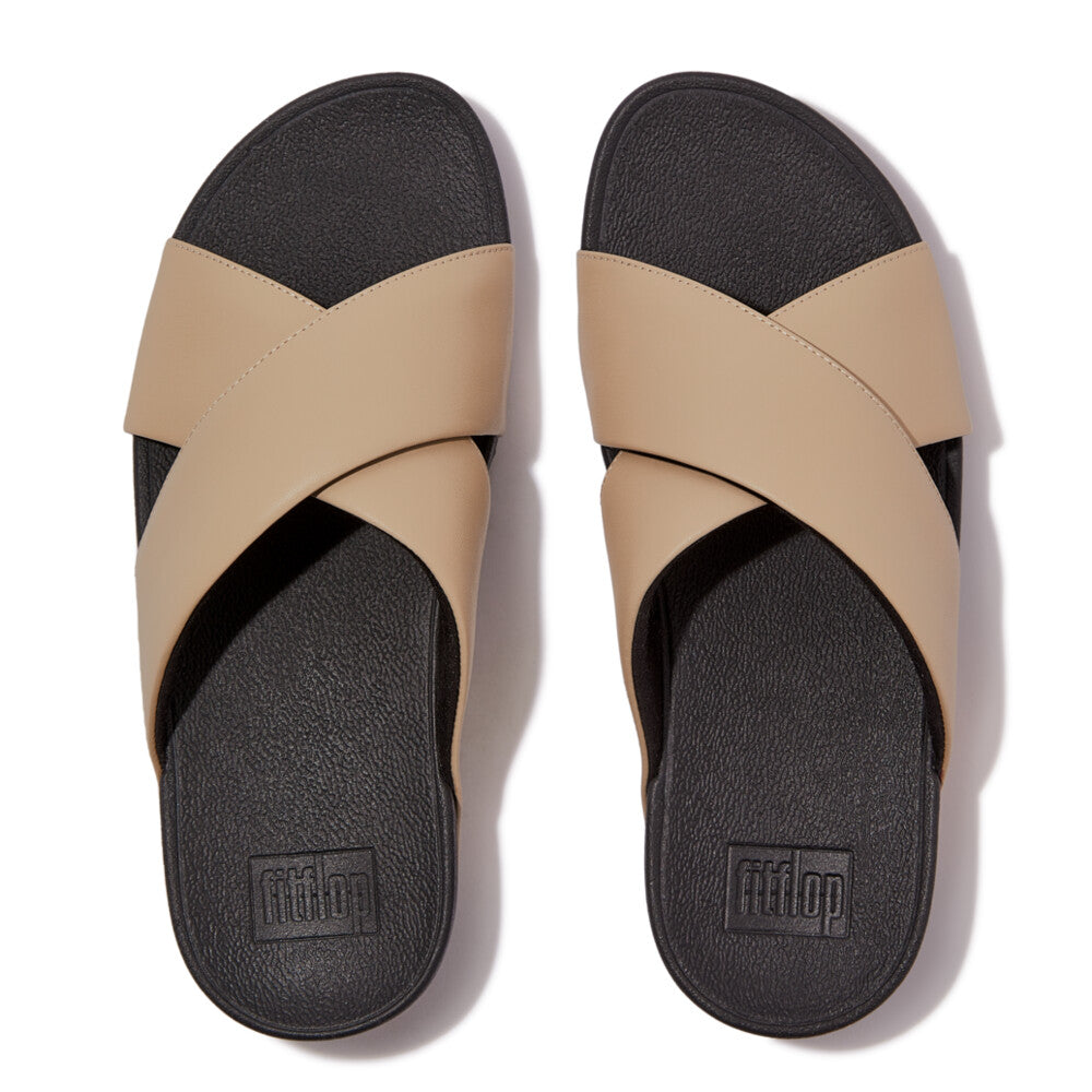 Lulu cross discount slide sandal fitflop