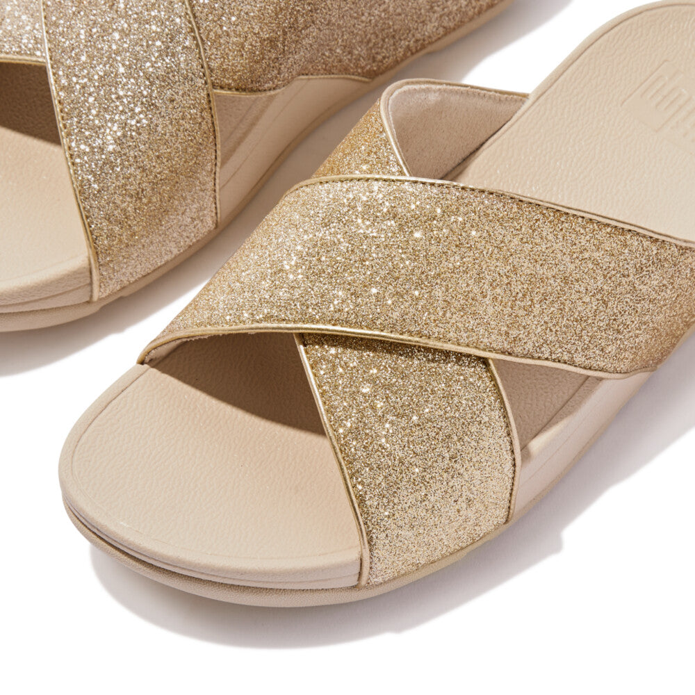 Fitflop lulu cross slide shimmer online