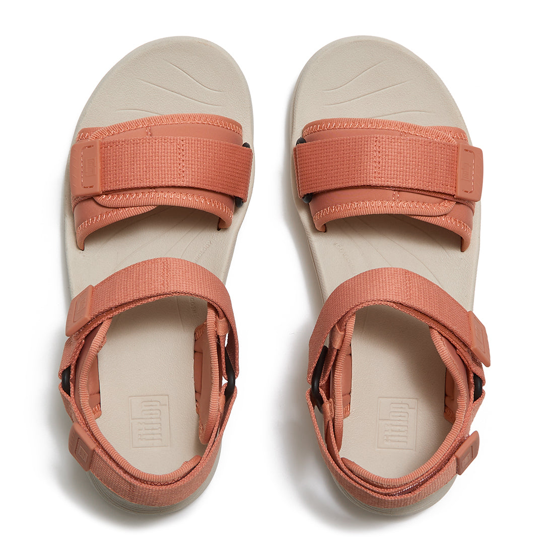 FitFlop NEO-D-HYKER Outdoor Sandals with Neodynamic™ cushioning, carbon plate technology, and high-traction outsole designed for rugged terrain.
