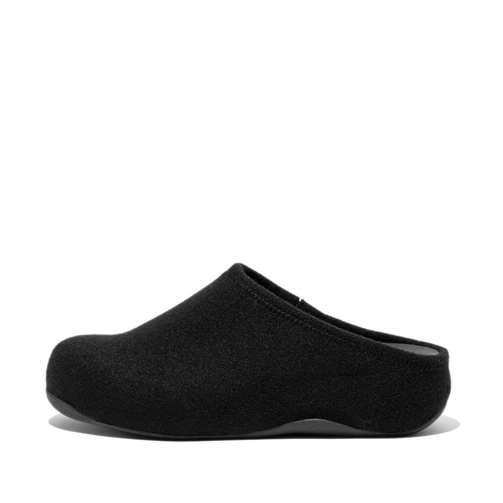 FitFlop Shuv Felt Clogs Black – FitFlop Australia