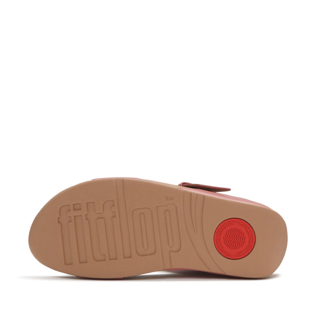 LULU Resin-buckle Leather Back-strap Sandals